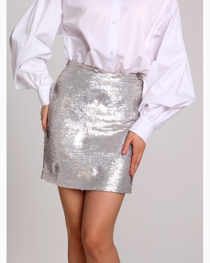 Юбка  пайетки 