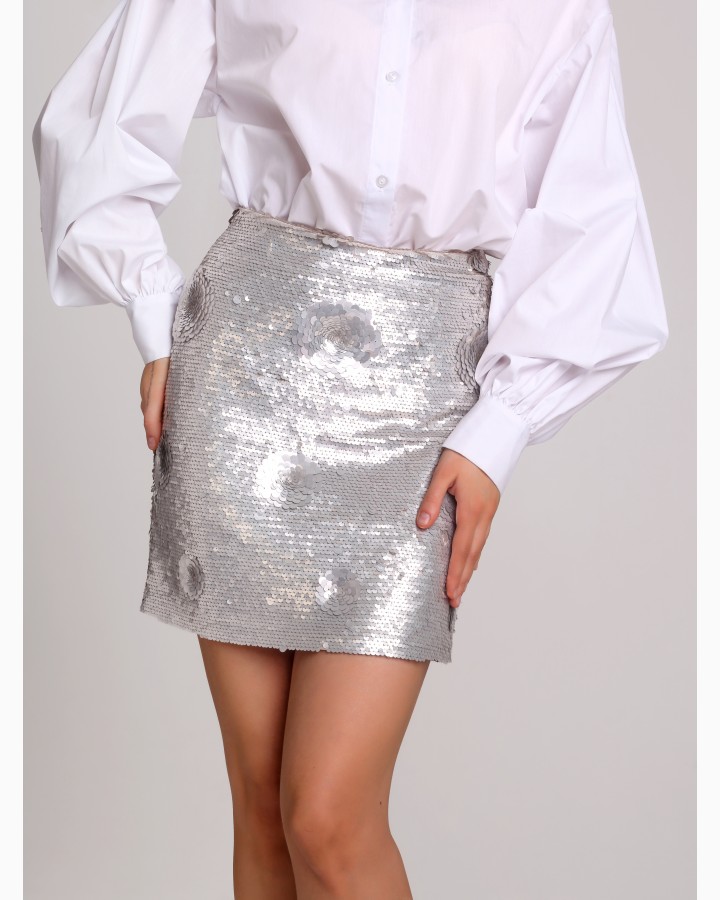 Юбка  пайетки 