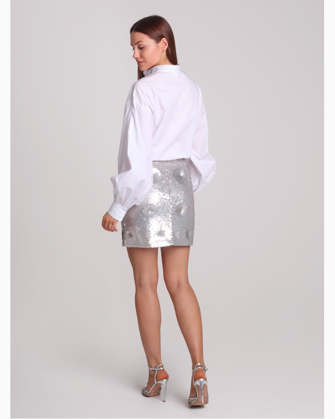 Юбка  пайетки 