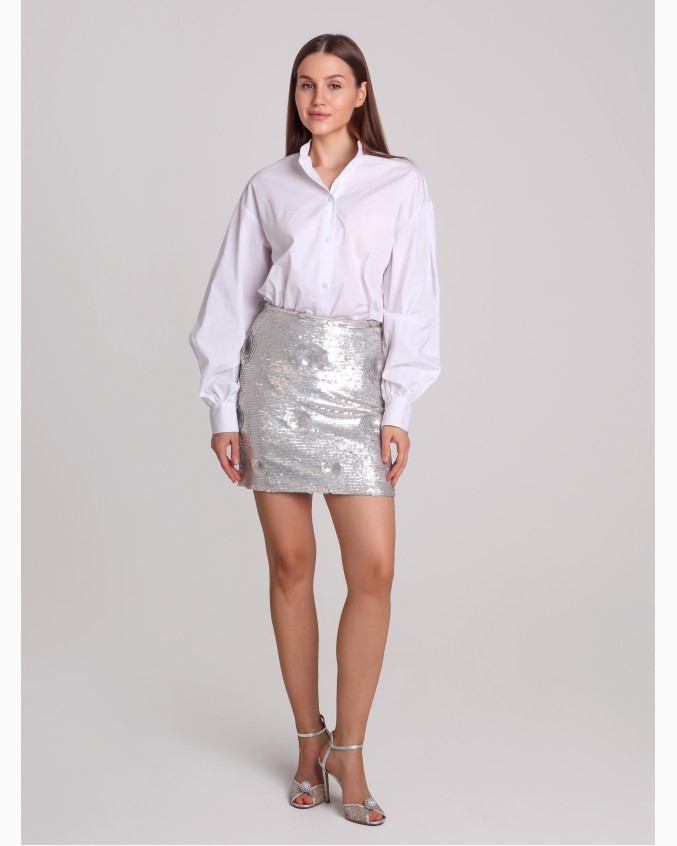 Юбка  пайетки 